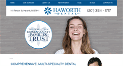 Desktop Screenshot of haworthdental.com